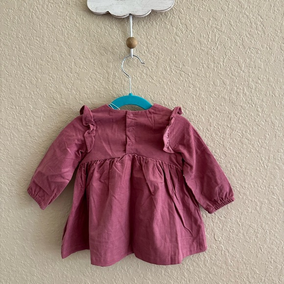 Angel Dear Shoulder Ruffle Corduroy Dress 6-12M NWT - Picture 3 of 3